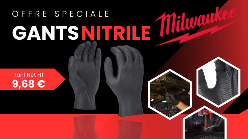 La protection au bout des doigts gants nitrile noirs !