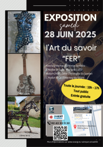 Affiche vernissage 28 juin 2025