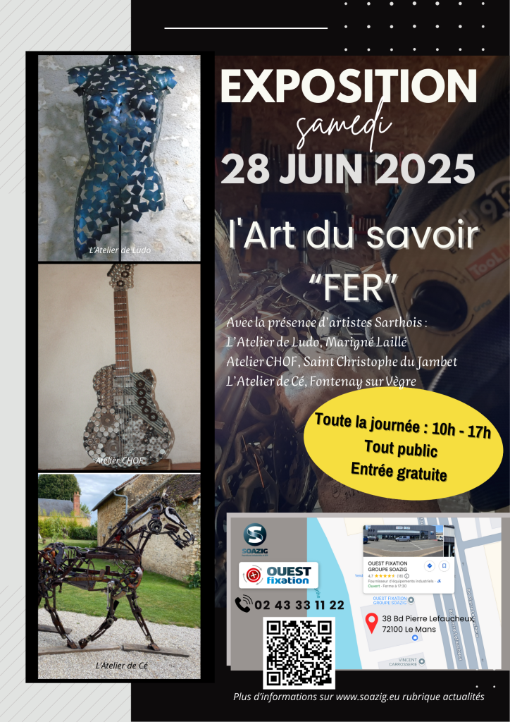 Affiche vernissage 28 juin 2025