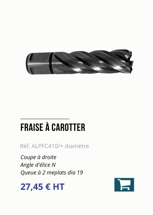 Fraise à carotter HSS