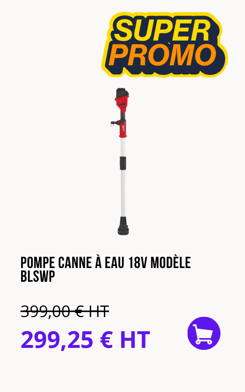 Pompe canne à eau 18v modèle blswp