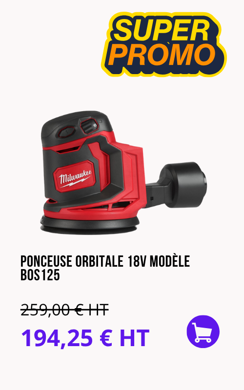 Ponceuse orbitale 18v modèle bos125