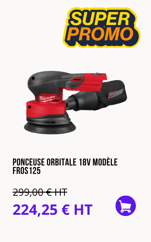 Ponceuse orbitale 18v modèle fros125