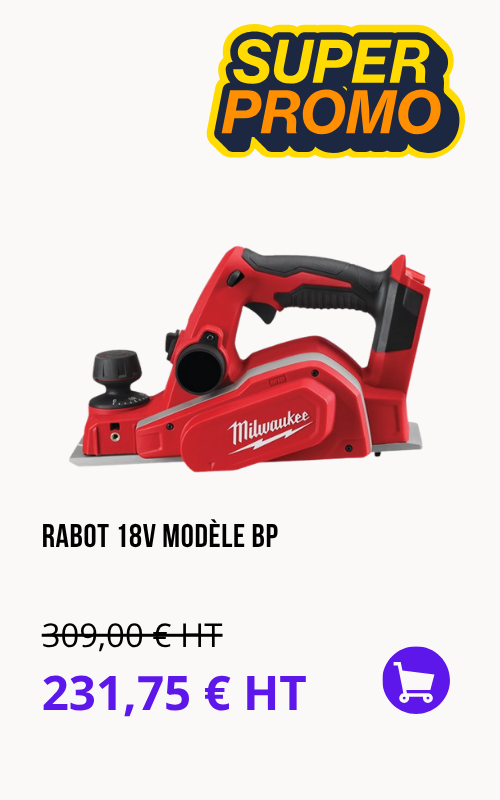 Rabot 18v modèle bp