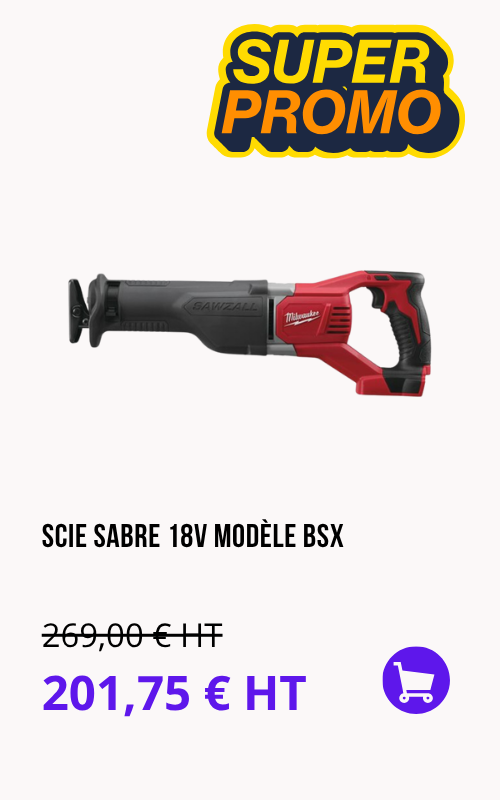 Scie sabre 18v modèle bsx