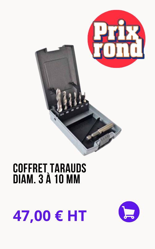 Coffret taraud 47euros coli10