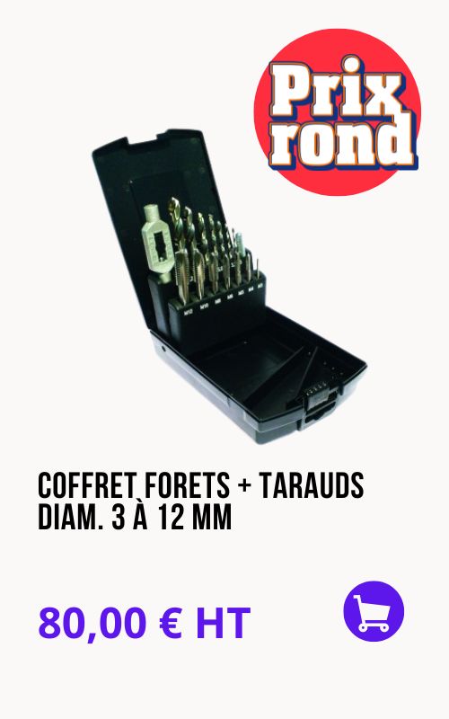 Coffret taraud