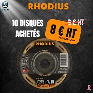 Disques XT70 Rhodius