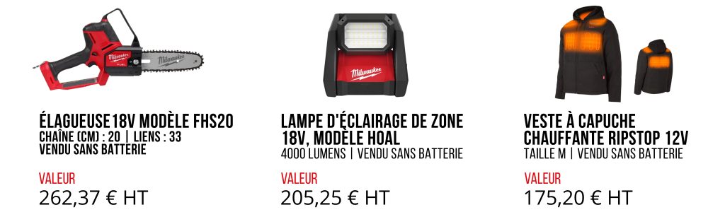 Détails des lots